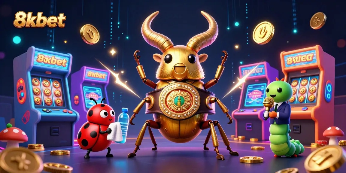 Experience thrilling gameplay at 8xbet with colorful slot machines and dynamic characters in action.