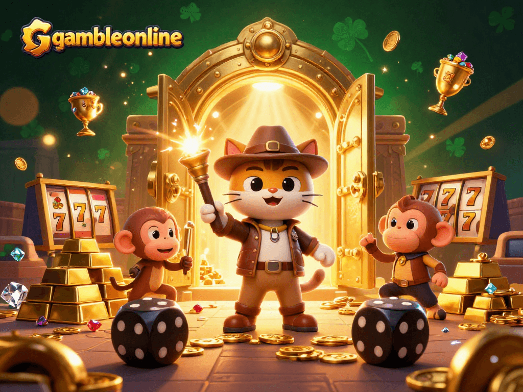 Explore exciting wins at gambleonline with a golden artifact and lucky slot reels