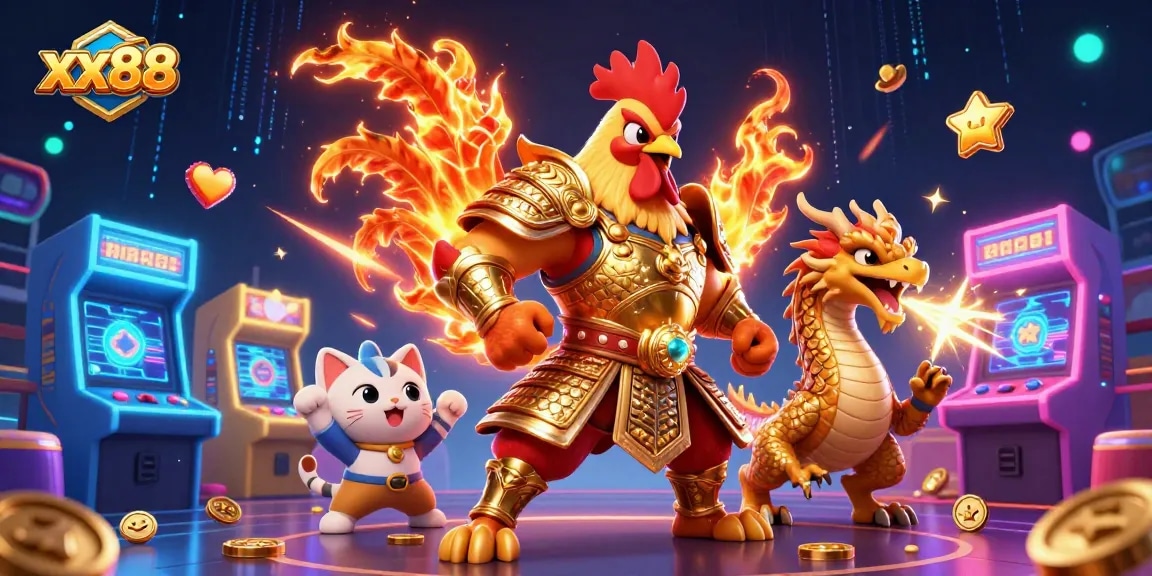 Engage with thrilling xx88 lottery excitement featuring vibrant characters and gaming elements