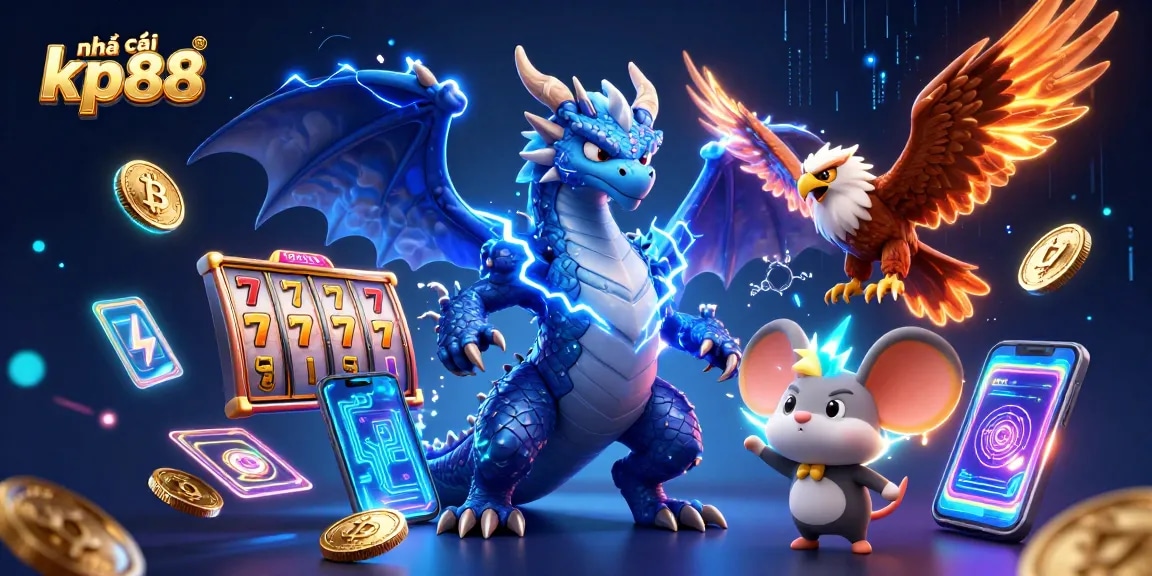 Engage with nhà cái kp88's vibrant gaming world using thrilling slot designs and cryptocurrency elements.