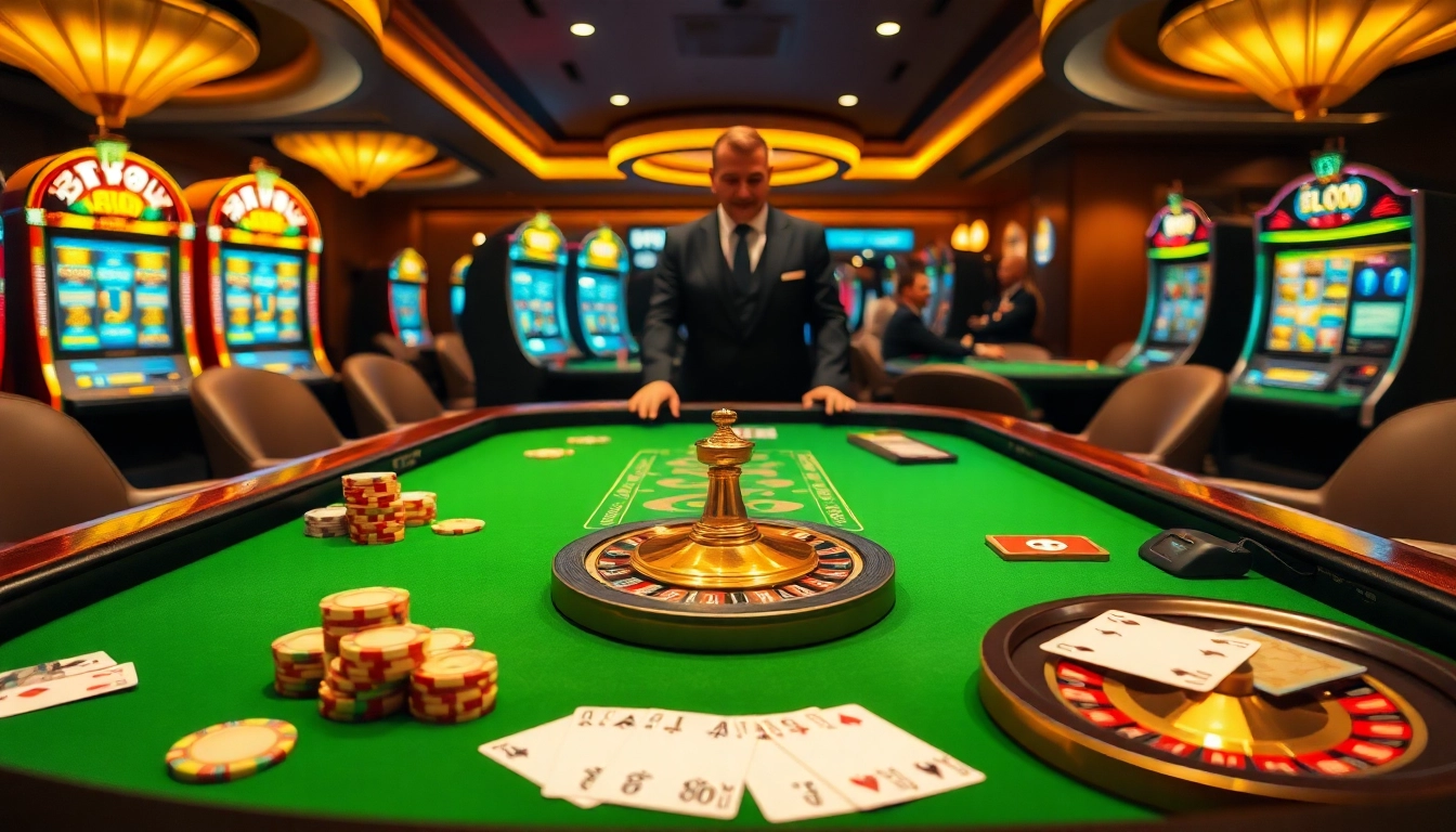 Experience the thrill of JL111 casino gaming with vibrant poker chips and roulette wheels.