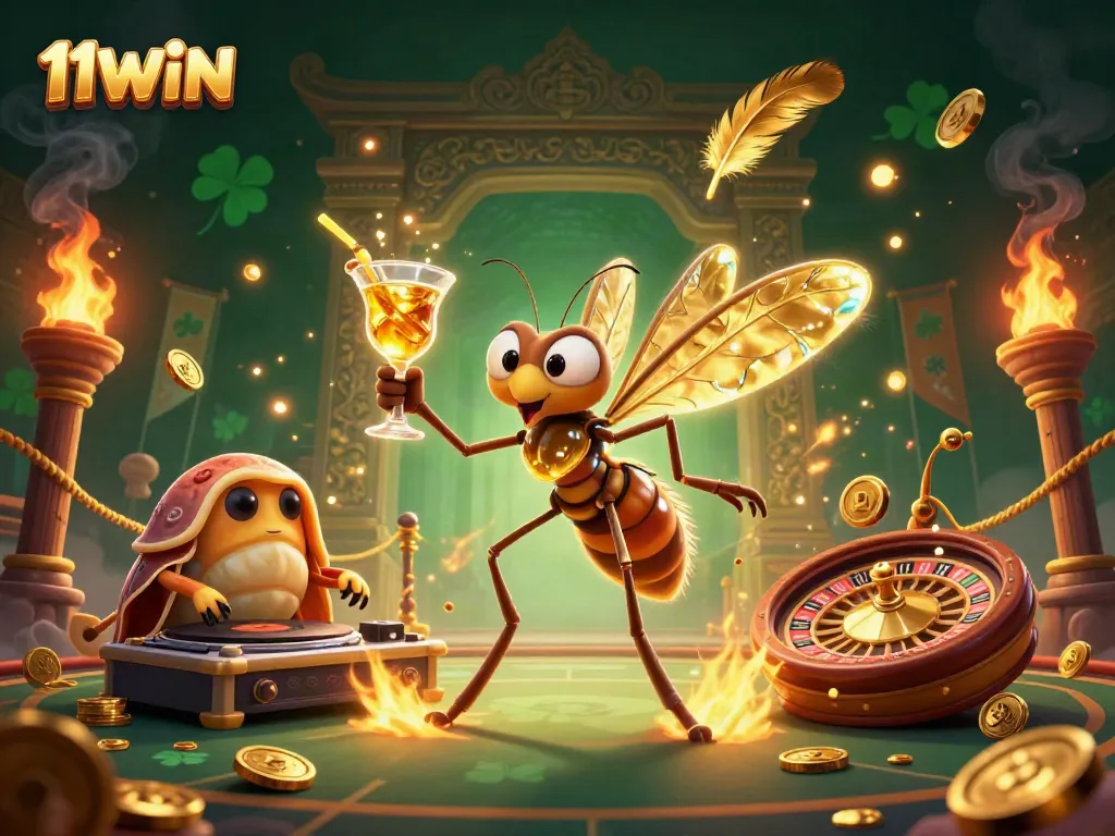 Engage with innovative games at 11WIN featuring a dynamic casino scene full of rich elements.