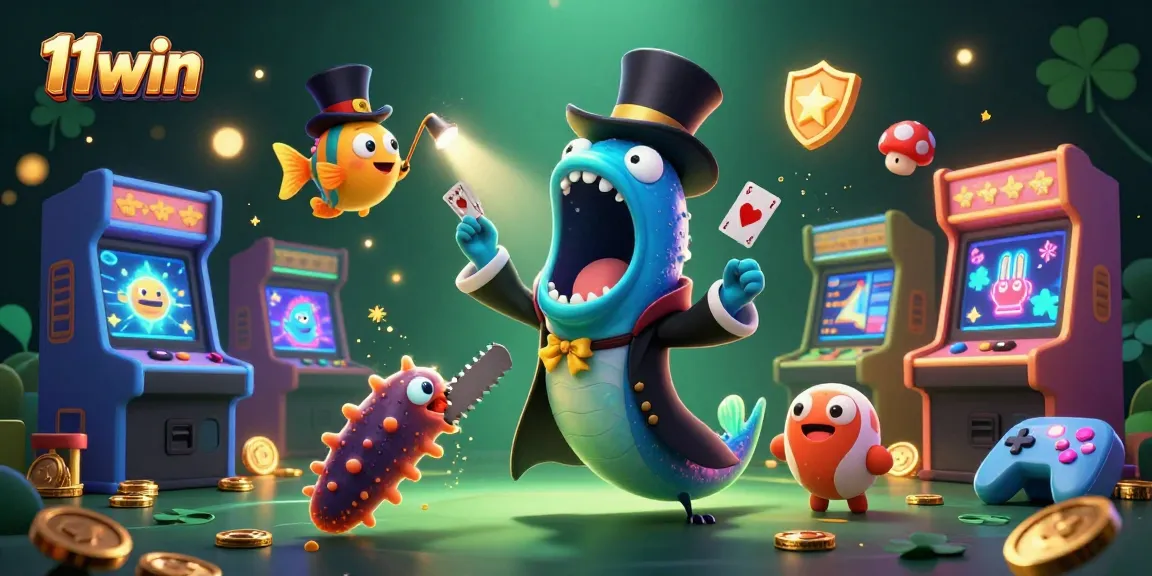 Experience thrilling gameplay at 11win with vibrant scenes of animated casino action.
