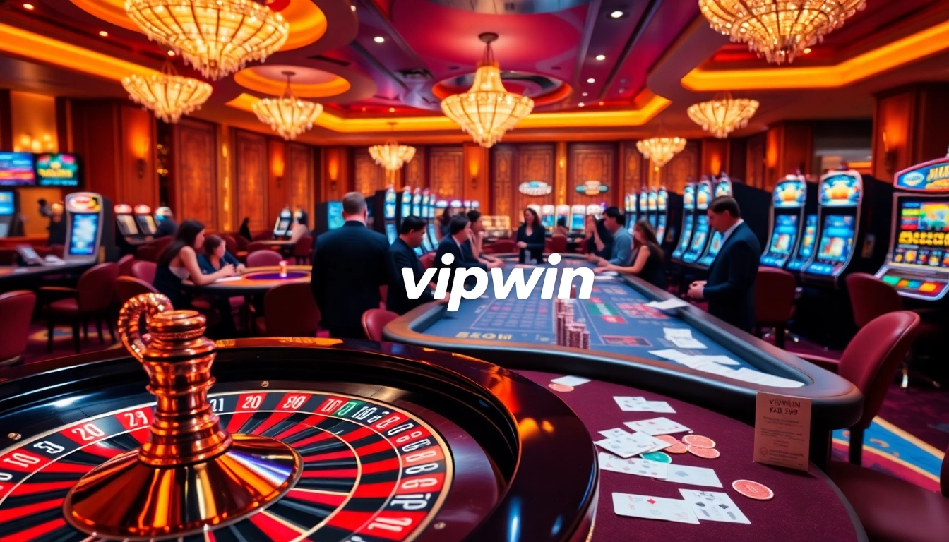 Experience the thrill of vipwin with dynamic casino gameplay featuring roulette and poker.