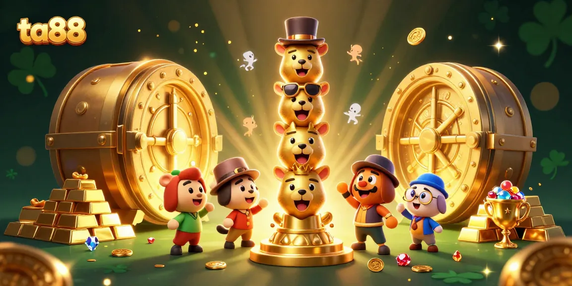 Experience thrilling gameplay with ta88 at the center of a vibrant casino scene filled with treasure and excitement.