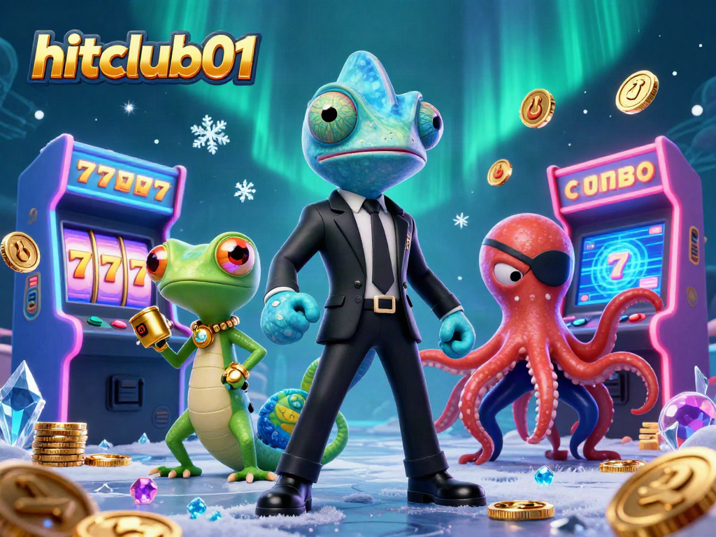 Engage with hitclub01 by thrillingly navigating slot game adventures amidst a vibrant casino environment.