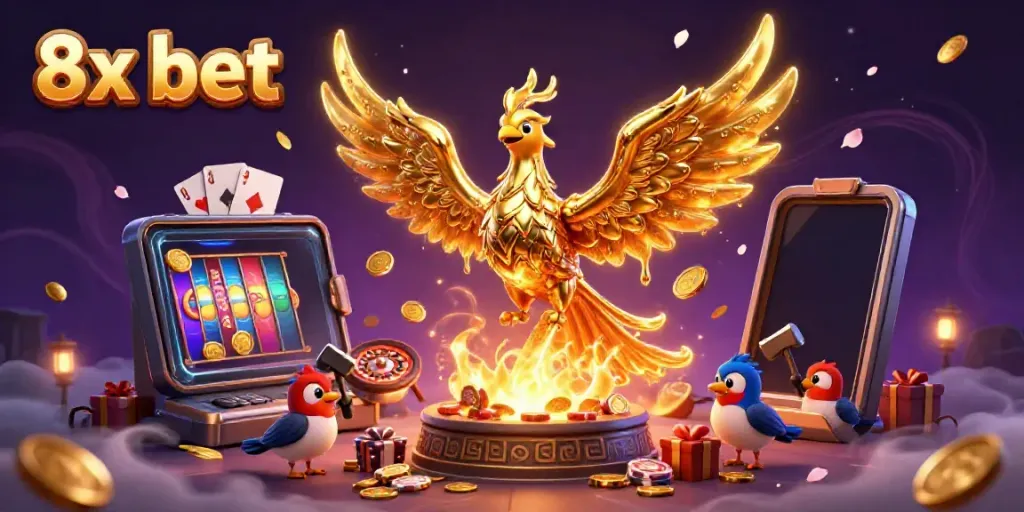 Engage in thrilling gameplay with the 8x bet golden phoenix and captivating casino elements.