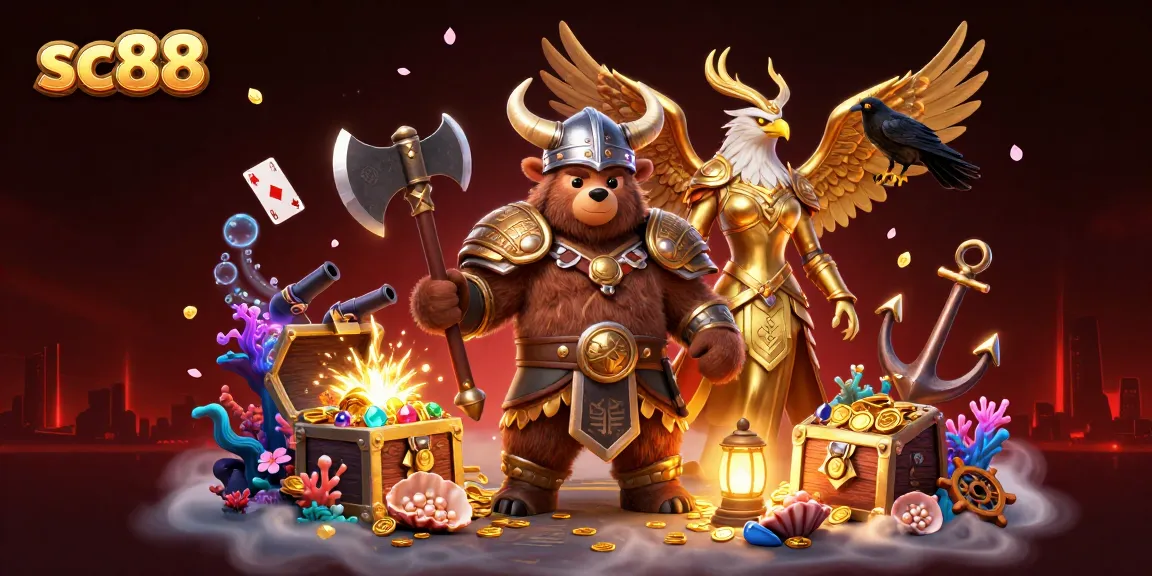 Engage with SC88 and unlock treasure-filled gaming adventures with vibrant casino elements.