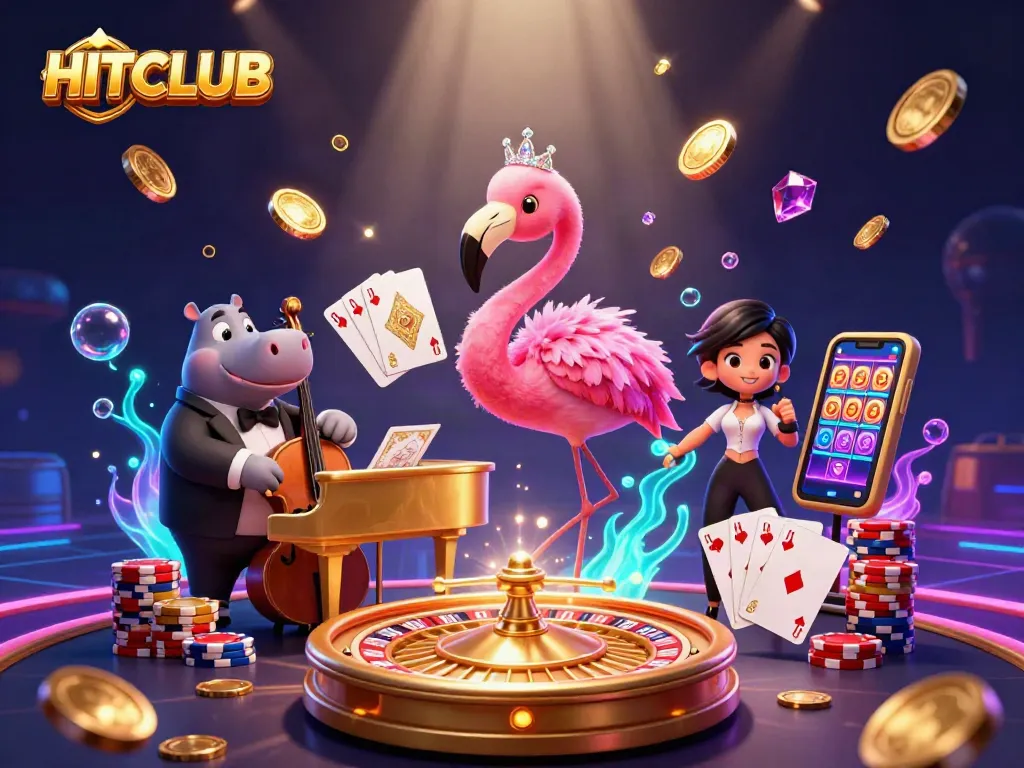 HITCLUB invites gamblers to enjoy thrilling games accompanied by lively performers at a dazzling online casino.