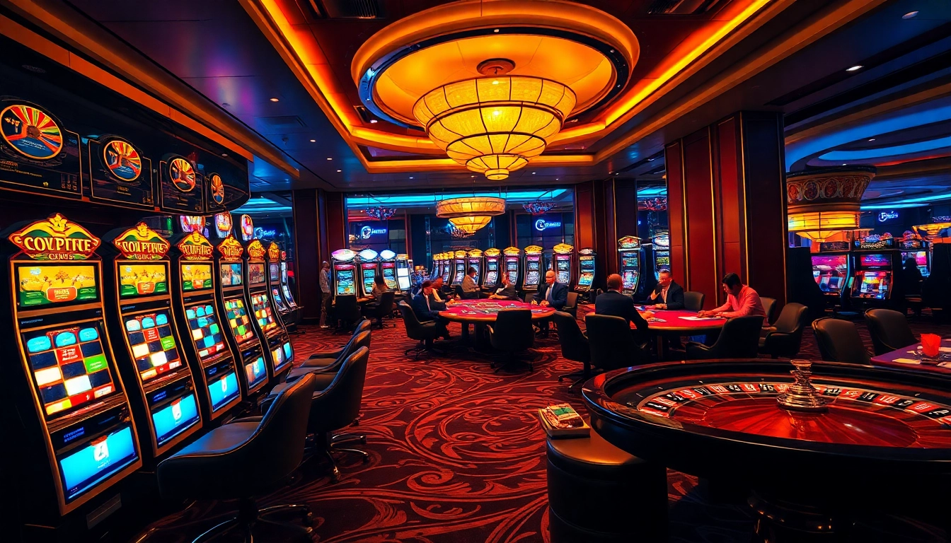 Engaging gameplay at https://cm88bet.us/casino-cm88/ showcasing modern poker and vibrant slot machines.