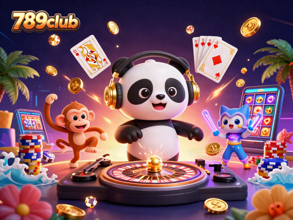 Experience thrilling gameplay at 789club with vibrant 3D characters and dazzling casino elements.