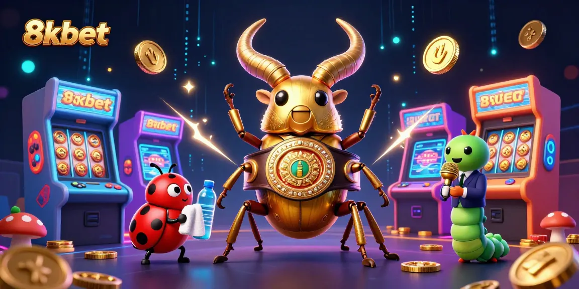Experience thrilling gameplay at 8xbet with colorful slot machines and dynamic characters in action.
