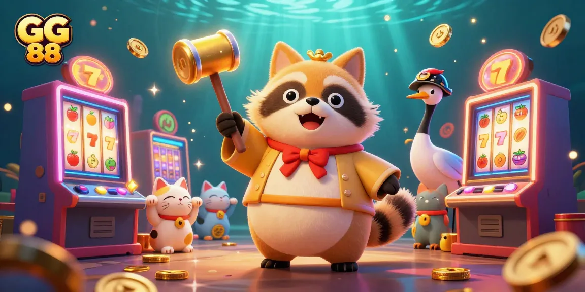 Engage with GG 88's exciting slots and luck-inspiring characters in a vibrant gaming atmosphere.