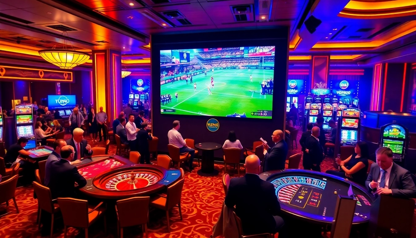 Experience the excitement of đá gà trực tiếp 67 in a vibrant casino setting with live matches.
