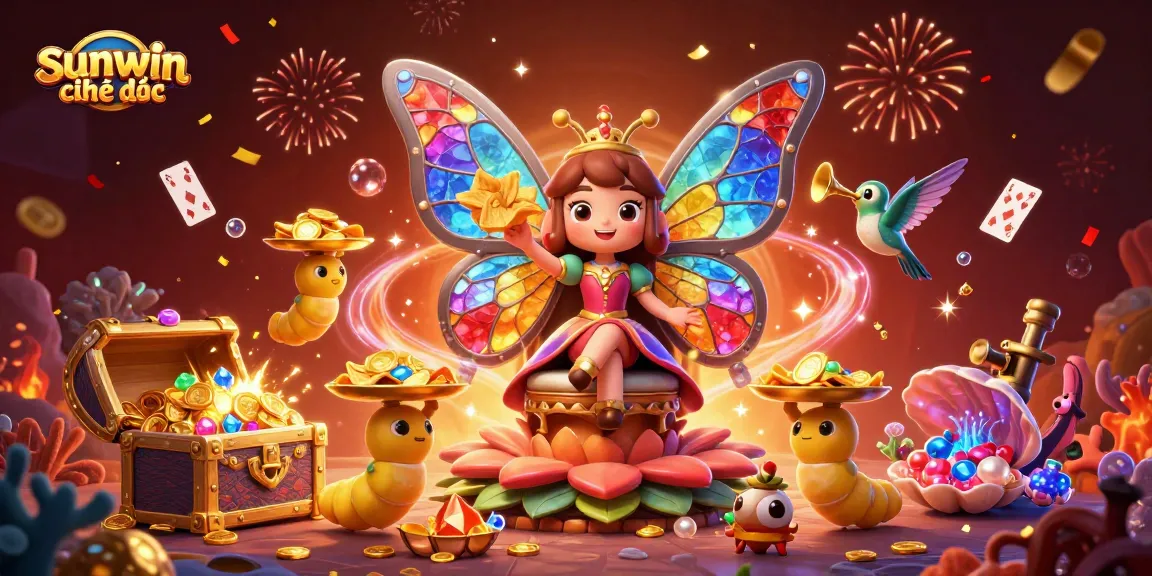 Experience thrilling adventures with sunwin chính thức in this vibrant 3D illustration showcasing exciting games and winning opportunities.