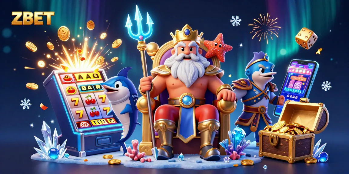 Experience thrilling wins with ZBET and its vibrant 3D casino illustration showcasing dynamic gameplay elements.