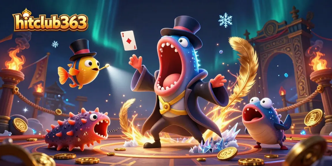 hitclub363 engages players with vibrant casino experience featuring card tricks and game elements.